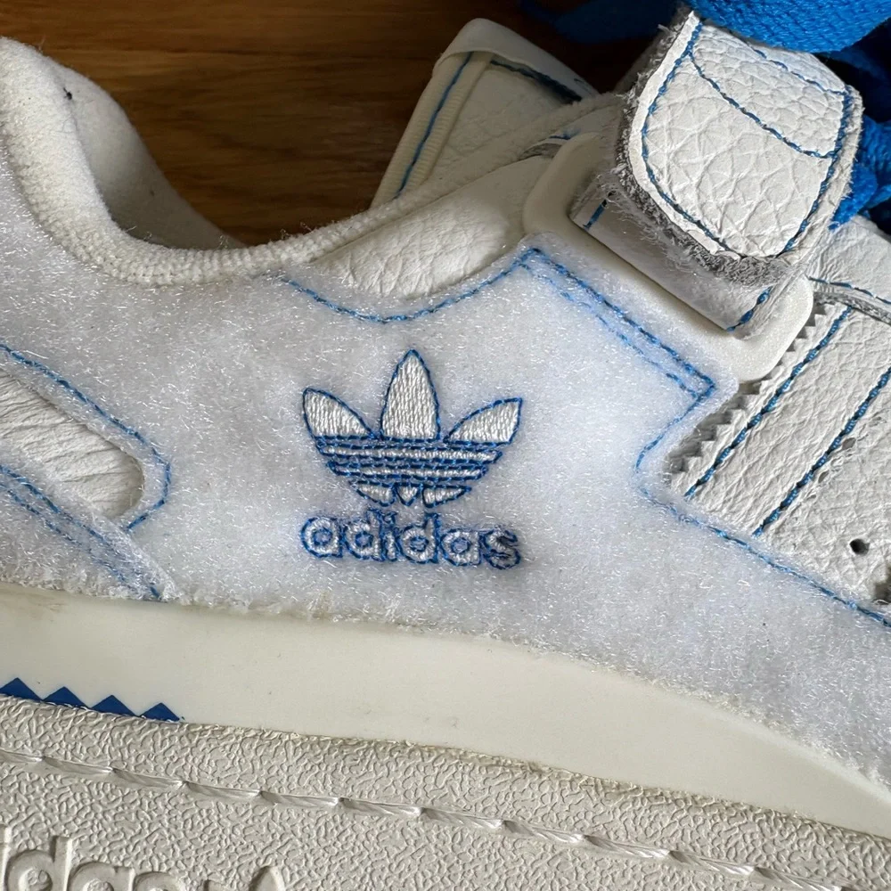 Size 10 - adidas Forum 84 Low Off White Blue Bird Creators Club GX1018